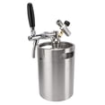 thumbnail image 1 of Distributeur de Bière Pressurisé, Mini Growler en Acier Inoxydable pour Bar, 1 of 8