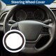 thumbnail image 2 of Cubierta de volante de cuero artificial PU Unique Bargains ABS Protector de volante de automóvil 14.96" Negro Marrón oscuro patrón de fibra de carbono, 2 of 6