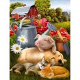 thumbnail image 1 of Taladro de pintura de diamante (DE4561) 5D DIY animales durmiendo completo bordado punto de cruz 30x40cm Hugtrwg Para estrenar, 1 of 1