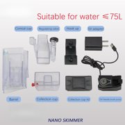 Hang on Back Aquarium Filter – Internal Canister Filter & Nano Protein Skimmer, Surface Skimmer for Saltwater Fish Tanks, Coralife & Betta Pools