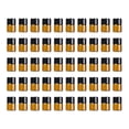 thumbnail image 3 of Mini viales de 50 piezas de aceites con tapas, contenedor de almacenamiento duradero portátil, botellas de vidrio vacías para muestras, Perfume , Tapón de orificio Tapón de orificio de 1 ml Colco Botellas de perfume, 3 of 8
