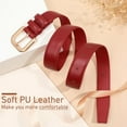 thumbnail image 3 of JASGOOD Leather Belts for Women Fashion Waist Ladies Belt for Jeans Pants with Pin Buckle, 3 of 7