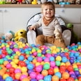 thumbnail image 3 of 20 Ball Pits Balls, 2.2'' BPA Free Plastic Balls Crush Proof Ocean Balls Phthalate Free Toys for Boys Girls Toddlers Indoor Outdoor Game, 3 of 9
