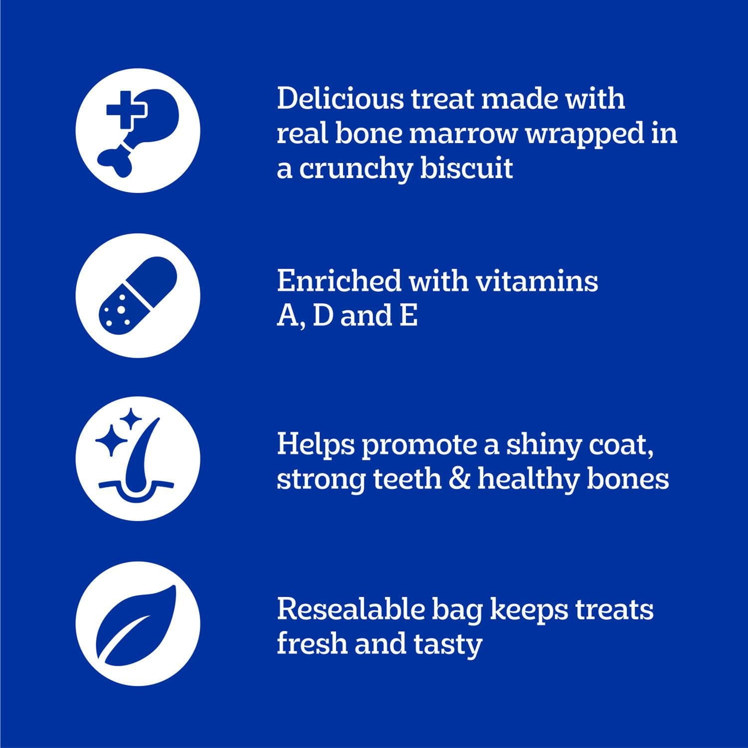 PEDIGREE Marrobone Adult Dog Treats – Bacon & Cheese Flavour with Real Bone Marrow - Vitamins Enriched, 680g Pouch