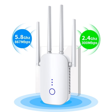 WiFi Extender, 2024 Fastest WiFi Booster 1200Mbps Dual Band (5GHz/2.4GHz) WiFi Extenders Signal Booster for Home, Internet Booster WiFi Repeater Covers up to 8500sq. ft and 40 Devices