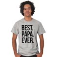 thumbnail image 4 of Best Papa Ever Fathers Day Gift Men's Graphic T Shirt Tees Brisco Brands M, 4 of 5