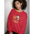 thumbnail image 2 of Awesome Unicorn Sweatshirt Women -Image by Shutterstock, Female XX-Large, 2 of 4