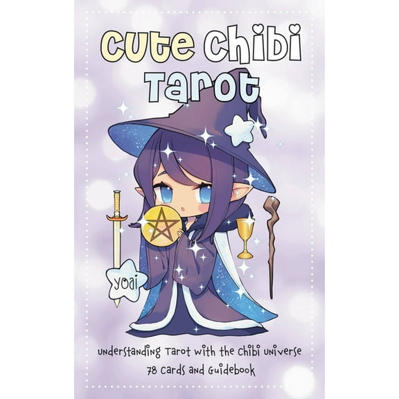 Cute Chibi Tarot : Understanding Tarot with the Chibi Universe - 78 Cards and Guidebook (Kit)