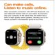 thumbnail image 3 of Smart Watch U9 Ultra 2023 Hd, Bluetooth, Call, Podometro, Frecuencia Cardiaca, Oxigeno En La Sangre, Control De Sueño, 2.19 Pulgadas, Carga Inalámbrica (Negro), 3 of 9