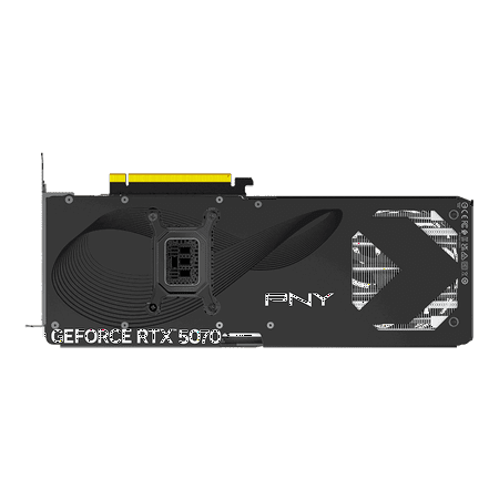 PNY - GeForce RTX 5070 12GB OC GDDR7 PCI Express 5.0 Graphics Card with Triple Fan - Black