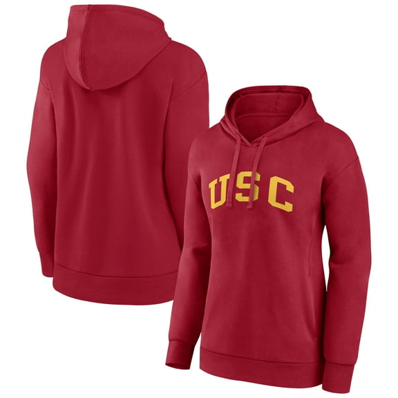 Women's Cardinal USC Trojans Arch Pullover Hoodie