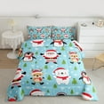 thumbnail image 2 of Manfei Lovely Penguin King Size Comforter Sets,Father Christmas Bedding Comforter Set,Cartoon Reindeer Bear Bedding Set For Children,Luxury Bedroom Decor Reversible,3pcs, 2 of 8