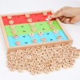 thumbnail image 4 of Juguete educativo 1-100 tablero de madera para Sudoku y operaciones matemáticas, 4 of 5
