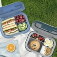 thumbnail image 2 of Bentgo (2-Pack) Chill Max Lunch Box Mixed Colour - Included Ice Pack Keeps Food Cold; 5-Cup Capacity for Adults&Ages 8+, 3 or 4 Compartment Bento Box, BPA-Free, Dishwasher Safe (Fog & Deep Teal/Blue), 2 of 7