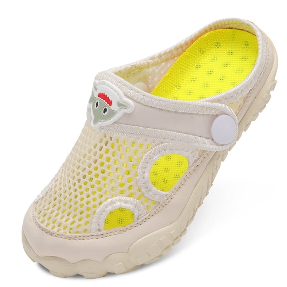 Barerun Kids Water Shoes with Dual-Wears Boys Girls Quick Dry Water Sandals Closed Wide Toe Slide Sandals for Beach Swim Pool River