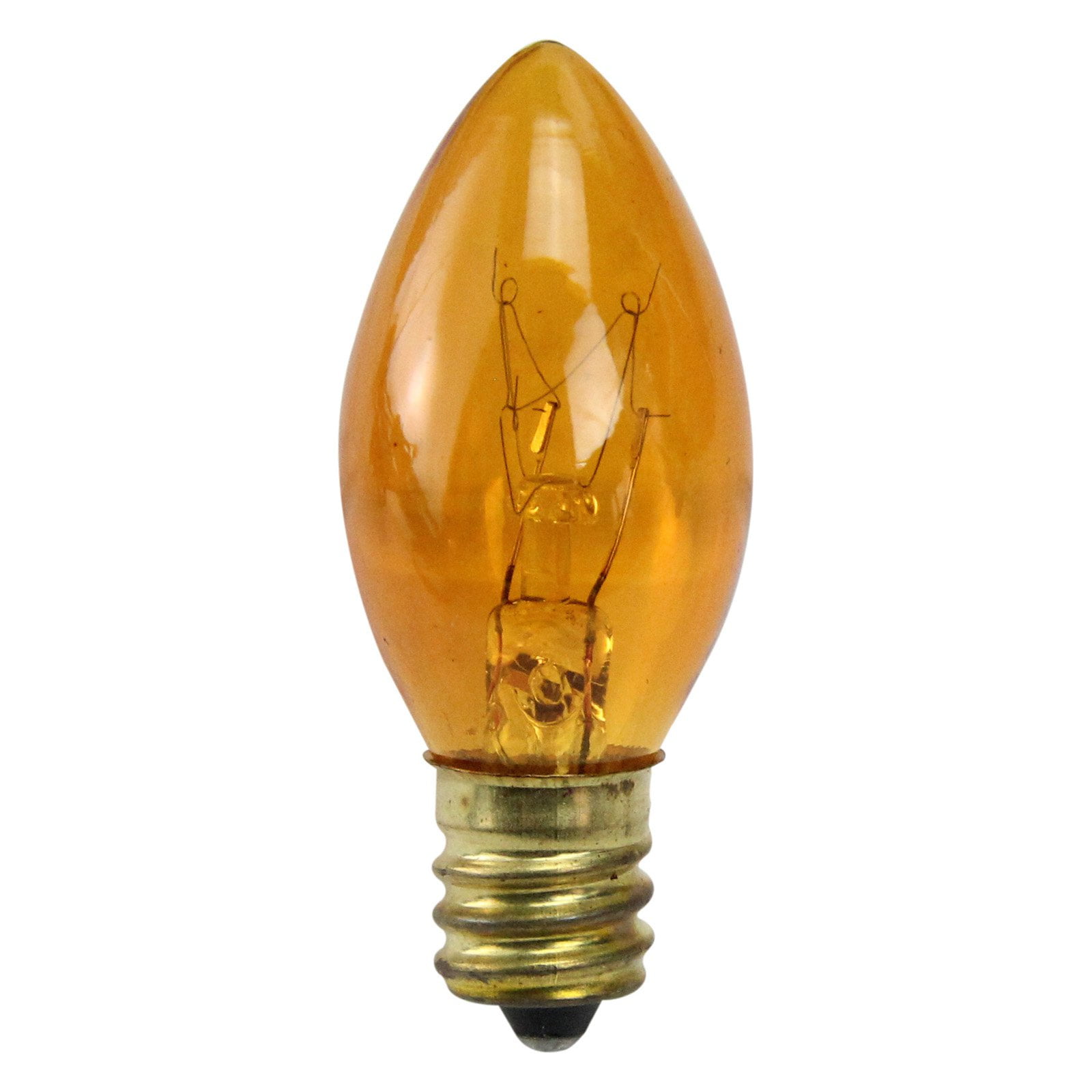 Northlight 25 Incandescent C7 Transparent Christmas Replacement Bulbs