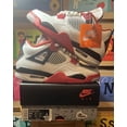 thumbnail image 1 of Ni - ke Jordan 4 Retro Fire Red Size 8.5, 1 of 5