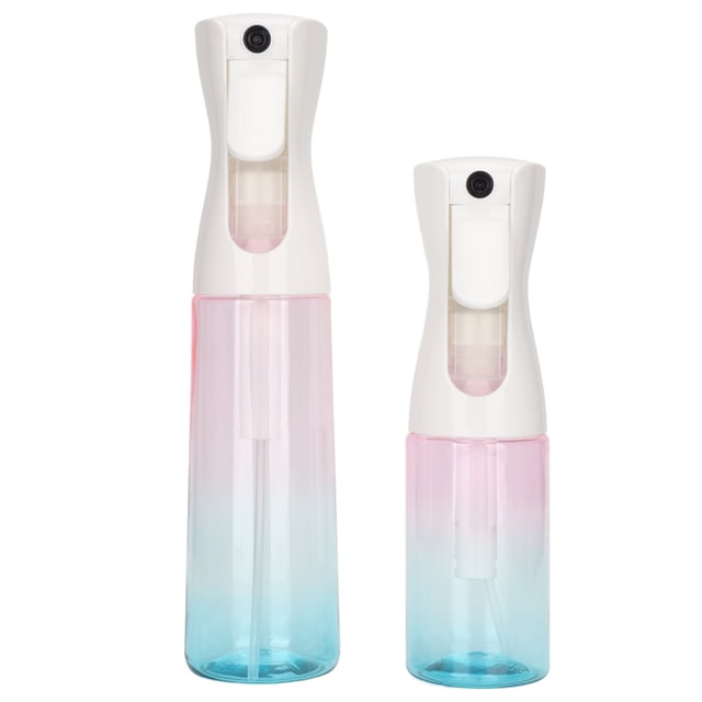 Botella de spray de viaje, 2 piezas de spray de viaje vacío, botella de spray de plástico transparente, botella de spray vacía, salida de alta intensidad
