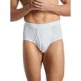 thumbnail image 2 of Fruit of the Loom Premium Men's White Briefs, 6-Pack, 2 of 11