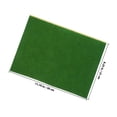 thumbnail image 2 of NIYANGLE 5Pcs Sand Table Turf Mat Artificial Grass Green Plastic for Realistic Simulation, 2 of 5
