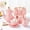 Princess Pink, variant on 22 pcs Porcelain Tea Set for 6, Luxury British Style Tea/Coffee Cup Set with Trim, Beautiful Tea Set for Women, Tea Party Set, Gift Package (With a Stand)