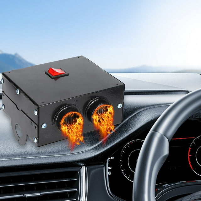 Chmadoxn Car Mounted Heater 12v24v Atmospheric Warm Consciousness Truck For Fast Heating Defrosting And Defogging In Winter Essentiales For Car Use automobile heater