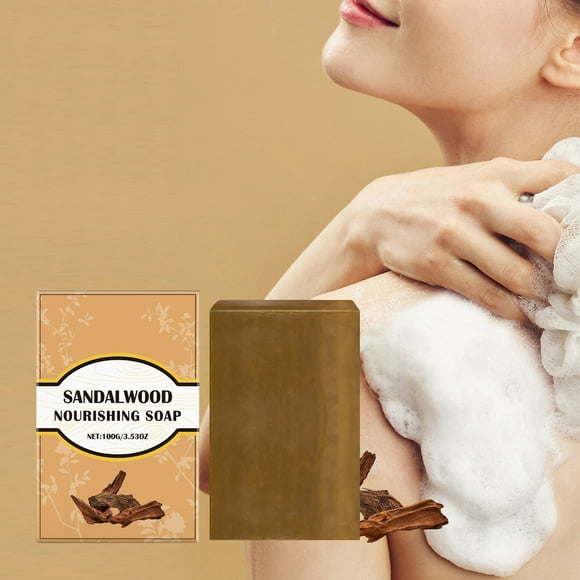 XYAIYT Sandalwood Enriched Soap with Natural Ingredients and Nourishing Moisturizing Benefits,Lukewarm Cleansing,Relaxing Aroma,Foam,All Skin Types,3.5 oz Bar,3.77 oz Total Weight