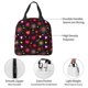 thumbnail image 4 of Fotbe Geometric Hearts Bolsa Térmica con Estampado y Forro de Aluminio Grueso Bolsa de Almuerzo con Bolsillo Frontal para Hombres y Mujeres, Ideal para Trabajo, Escuela, 4 of 8