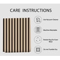 thumbnail image 3 of iOhouze Outdoor Rugs Brown and Black Striped Porch Rug 2.3 x3.6 ft Outdoor Doormats Front Door Rug for Front Door Kitchen Hallway Bedroom Laundry Room, 3 of 7