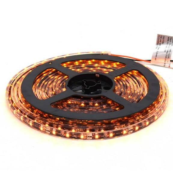 ITC Marine Boat LED Tape Light  | 21 Foot Amber Pontoon Boat