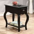thumbnail image 2 of Acme Woaton Side Table in Antique White and Dark Oak Finish 80516, 2 of 2
