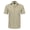Beige, variant on Allsense Men's Short-Sleeve Button-Down Cuban Guayabera Shirt, Coral Pink, M