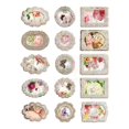 thumbnail image 2 of Vintage Stickers, Scrapbook Stickers 45 Pcs Commemorative Style  for Card Making Type 1, 2 of 8