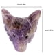 thumbnail image 5 of Cristal De Amatista, Estatua De Cabeza De Lobo, Collar De De Amatista, Colgante De Piedra De Cristal, Collar Tallado De Cuarzo Amatista, 5 of 7