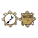 thumbnail image 1 of Broche de flores Unbranded bandera nacional de la isla Mapa del Pais Nueva Zelanda, 1 of 3
