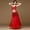 Red, variant on Womens Fall Plus Top Sets Outfit Women's Casual Homewear Long-Sleeve Tops Trousers Turndown Collar Night Pajamas Suits