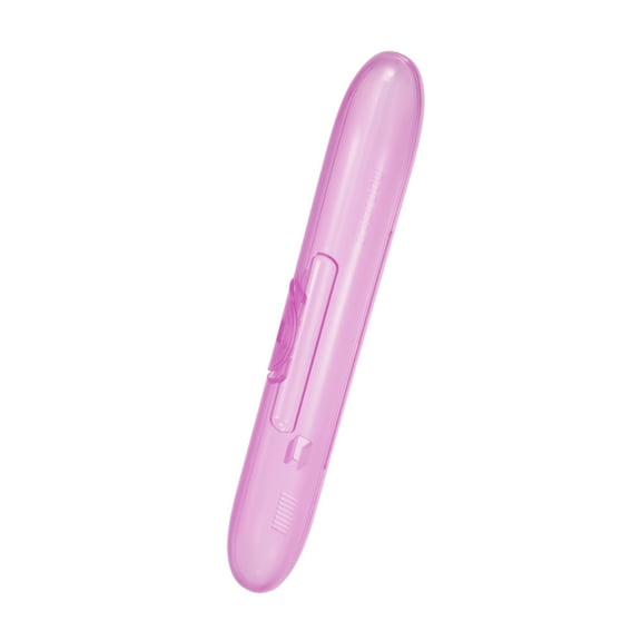 Vocoste Portable Toothbrush Cases Traveling Toothbrush Holders Case Plastic Purple 8.46"x1.18"x1.14"