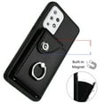 thumbnail image 4 of Allytech Galaxy A34 5G Wallet Case with Ring Holder Stand, Retro PU Leather Cards Slots Shockproof Kickstand Anti-Scratch Protective Phone Case for Samsung Galaxy A34 5G - Black, 4 of 6