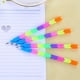 thumbnail image 2 of 12 piezas de arco iris creativo multifunción bloque de construcción de escritura pluma apilador papelería lápiz de intercambio para niñas niños (colorido), 2 of 8