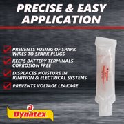 Dynatex Dielectric Grease 5 oz Tube - Silicone-Based, High Temp Vacuum & Water Resistant, Protects Electrical Connections, Non-Hardening (Single)