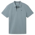 thumbnail image 1 of TOM TAILOR Polo de hombre con botonadura - Polo básico con contraste, corte regular, algodón Verde menta XL (X-Large), 1 of 6
