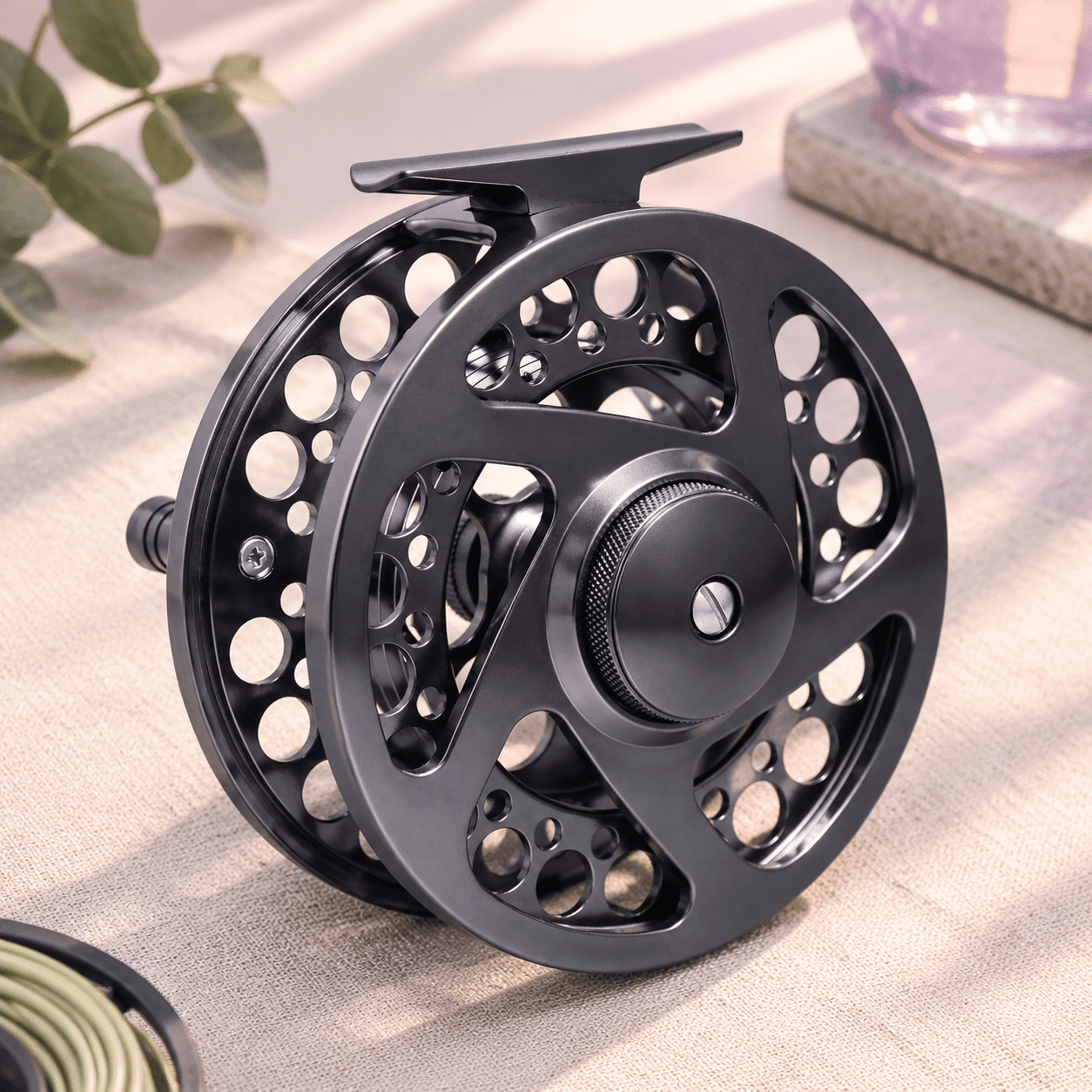 Fly Reel (Unloaded) 5/6wt (90mm) CNC Aluminum Large Arbor Fishing Reel