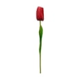 thumbnail image 4 of Artificial Tulips Flowers - Real Touch Silk Tulips with Long Stems for Spring Decor, Wedding Centerpieces, Home Kitchen Table Arrangements & Outdoor Garden Decor, 4 of 7