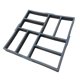 thumbnail image 5 of Adoquines de plástico para bricolaje, hormigón para pavimentación de bricolaje para el hogar y el jardín - Negro, 35x35x3,6 cm 40x40 x4cm B, 5 of 7