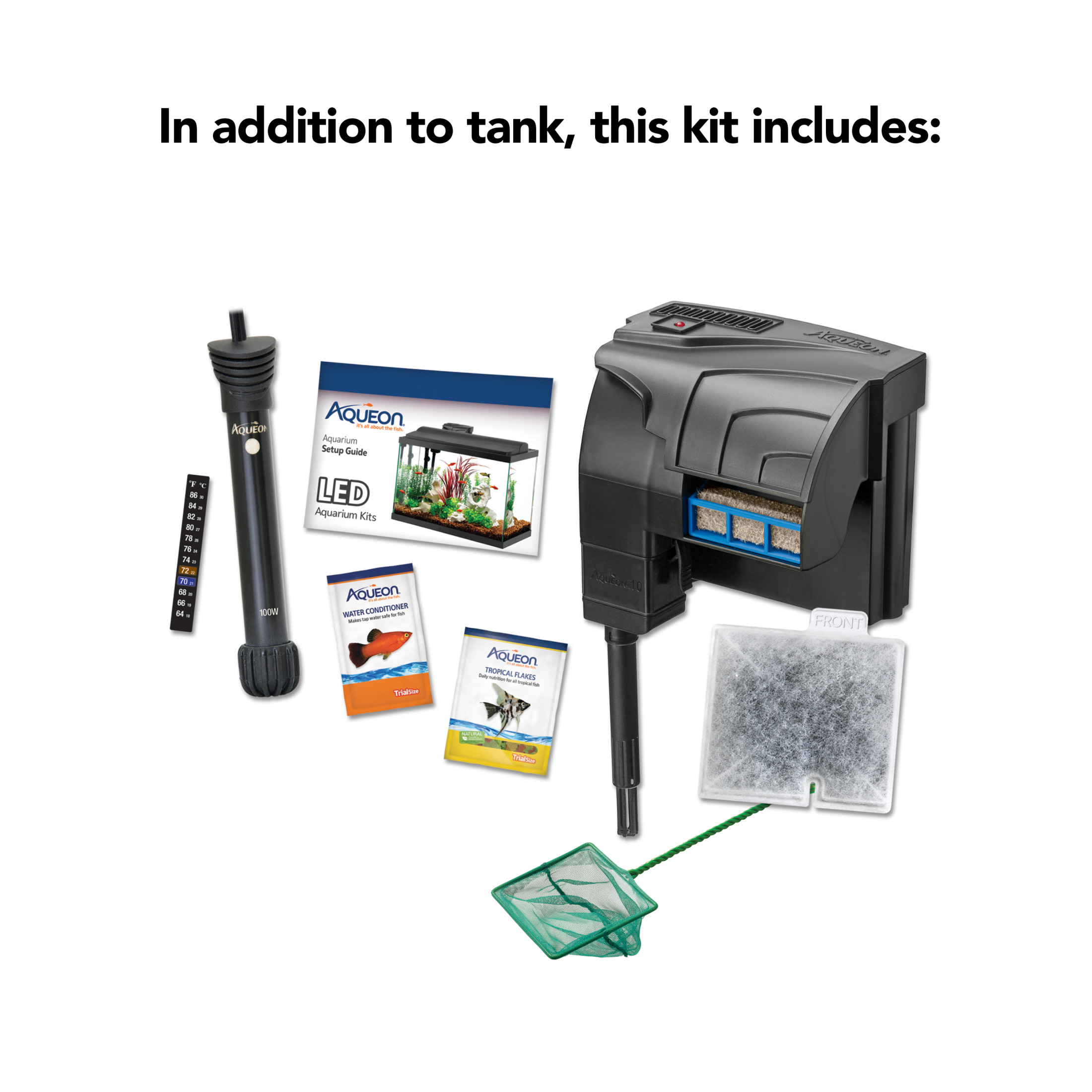 Aqueon 20 High Aquarium Starter Kit with LED Lighting photo 5