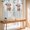 Beige, Soft Pink, Pearl White, Taupe, variant on Funny Calf Bathroom Window Curtain, Pink Flowers Wreath Farmhouse Wooden Grain Light Filtering Coffee Kitchen Curtains, Bedroom Living Room Curtains 2 Panel 84"x45"