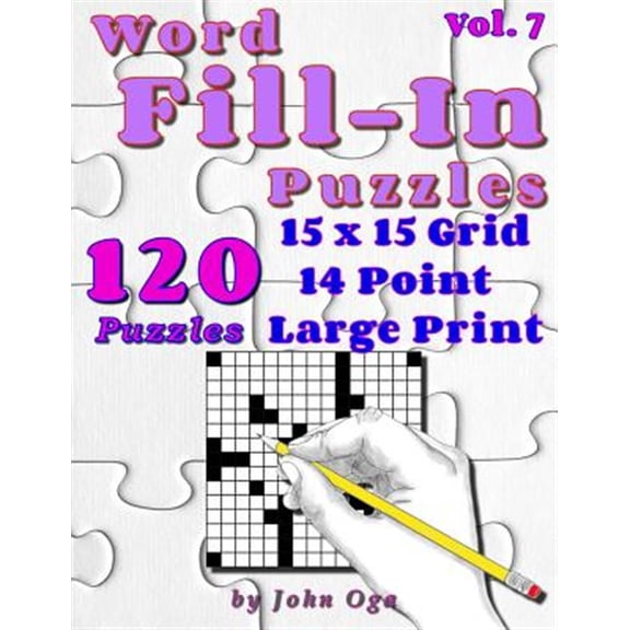 Pre-Owned Word Fill-in Puzzles : 120 Puzzles