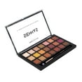 thumbnail image 3 of Profusion Cosmetics 21 Color Eyeshadow Palette, Multi Finish Blendable Pigmented Shades Includes Pro Series Brush Travel-Friendly Makeup, Siennas, 3 of 7