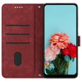 thumbnail image 2 of For Oppo A5 Pro 5G Case Imprinted Lines Leather Phone Cover with Stand - Green, 2 of 5