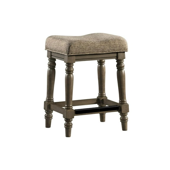 Intercon Furniture Balboa Park Wood Backless Stool in Oak (Set of 2)